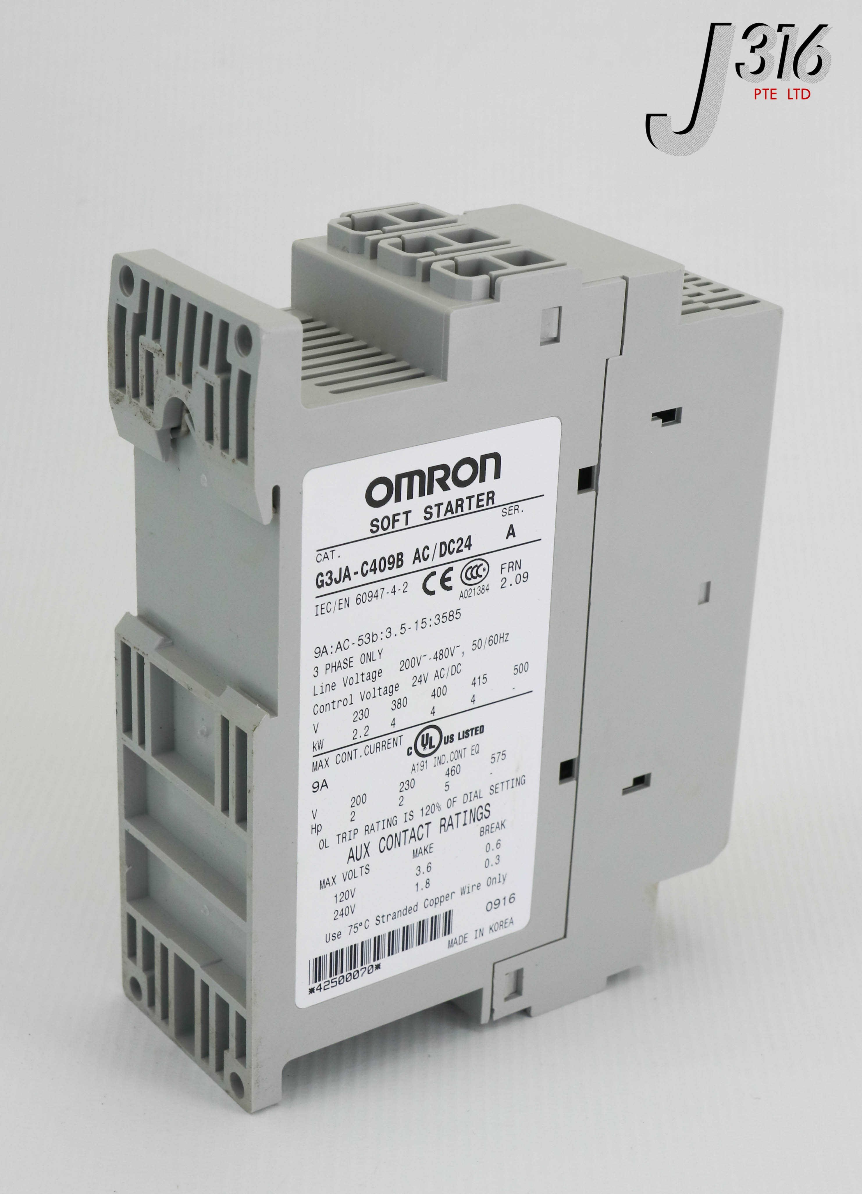 に 25178 OMRON SOFT STARTER, G3JA-C409B G3JA-C | eBay